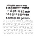 Die shaped cut set (55 types)