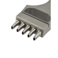Oval punch LC 4x2mm (5 prongs)