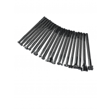 Stamps set for leather (20 pcs, Black)